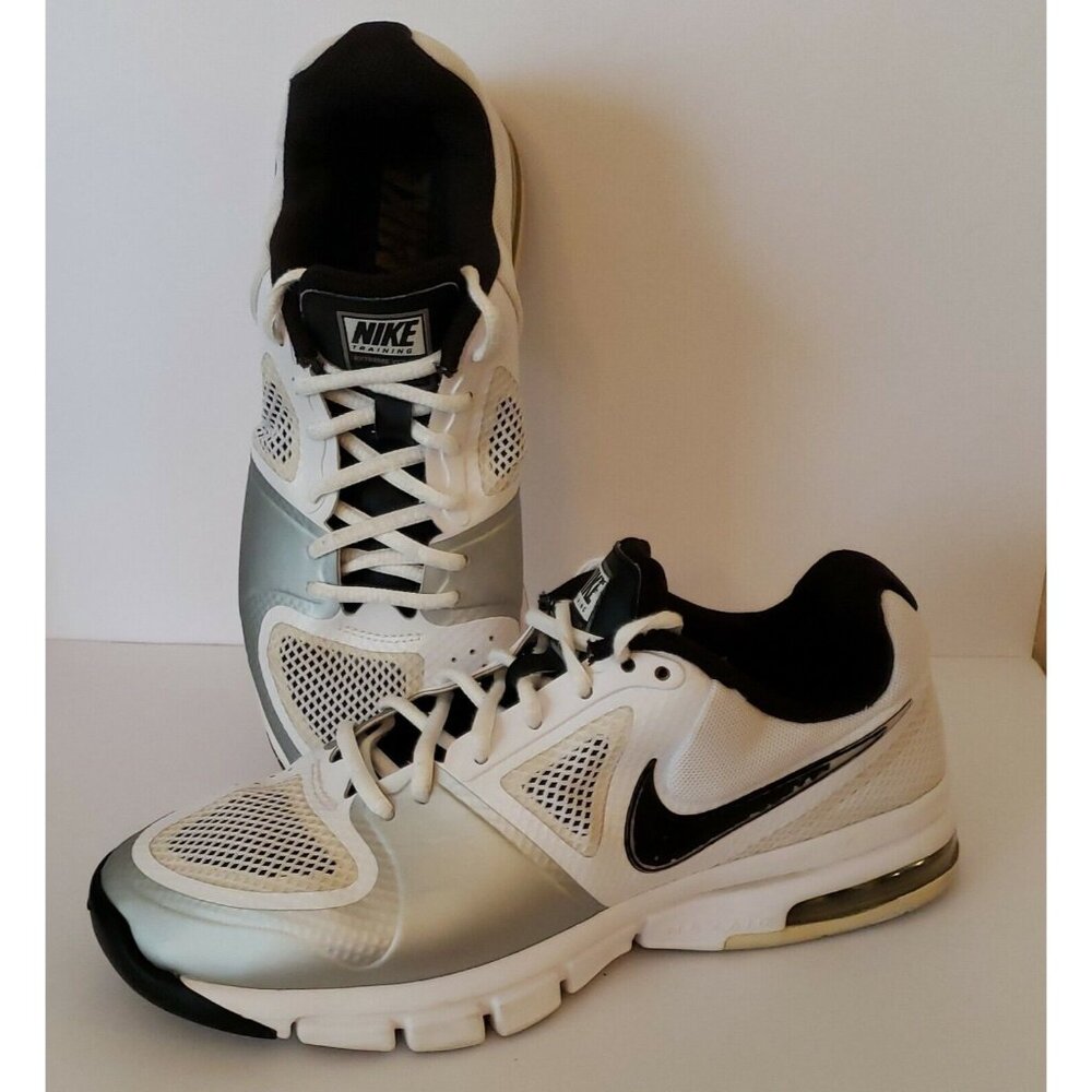 Nike Max Air Training Sneakers Womens 9 Extreme Volleyball Athletic 442249 White - Picture 1 of 12
